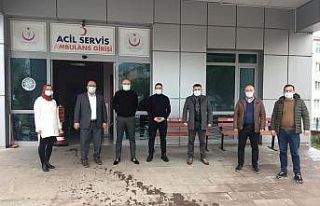 Ak Parti Çan İlçe teşkilatından sağlık çalışanlarına...