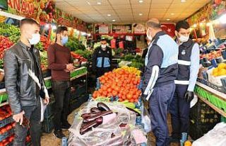 Akçakale’de esnafa korona uyarısı