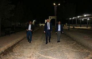 Akçakale’de mezarlık yenilendi