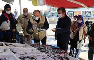 Aksaray Valisi açık işletmeleri denetledi