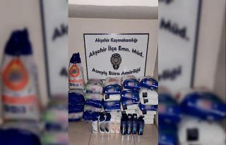 Akşehir’de sahte deterjan ve şampuan operasyonu