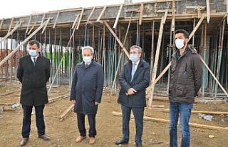 Akşehir’de yeni otogar inşaatı hızla yükseliyor