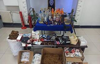 Alaçam’da kaçak içki ve uyuşturucuya geçit...