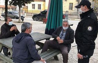 Alaçam’da maske ve sigara denetimi