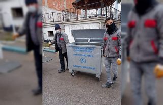 Altıntaş Belediyesine 50 adet çöp konteyneri