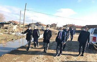 Altıntaş köylerinde yatırımlar devam ediyor