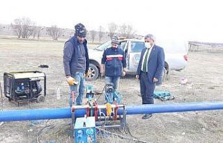 Altıntaş’ta içme suyu hattı yenileme çalışmaları