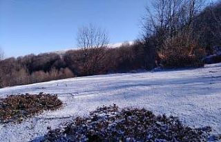 Amasya’nın yükseklerinde kar yağışı