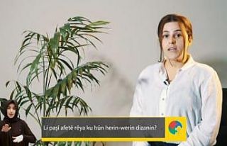 Arapça ve Kürtçe afet bilinci anlatılıyor