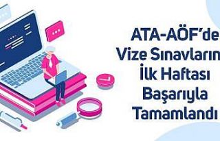 ATA-AÖF’de vize sınavlarının ilk haftası başarıyla...