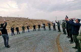 Av koruma ekiplerine silahlı eğitim