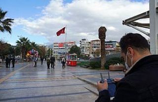 Aydın’da havadan korona virüs denetimi yapıldı