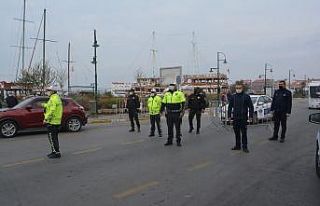 Ayvalık’ta çarşı bölgesine giriş ve çıkışlar...