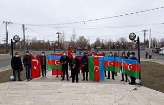 Azerbaycan Kars Başkonsolosluğu, Karabağ şehitlerini...