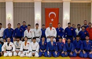 Azerbaycanlı judocularla ortak çalışma