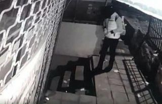 Bahçelievler’de kundaklama anları kamerada