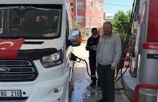 Bahşılı’da esnafa yakıt desteği