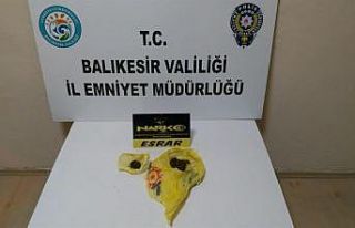 Balıkesir’de polisten uyuşturucu operasyonu