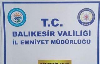 Balıkesir’de uyuşturucu operasyonu