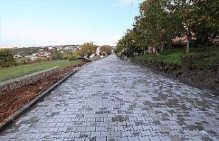 Başiskele’de yol çalışmaları devam ediyor