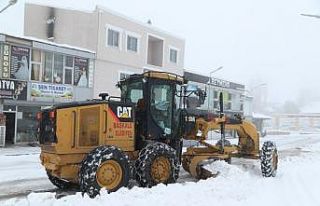 Başkale’de kar yağışı