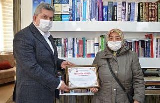 Başkan Altun, hayırsever Çelikten’i misafir etti