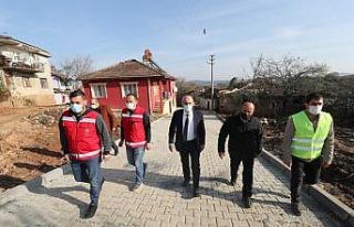 Başkan Büyükgöz çalışmaları yerinde takip...