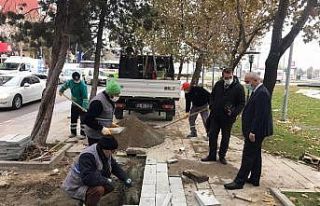 Başkan Büyükgöz sahada denetimlerini aksatmıyor