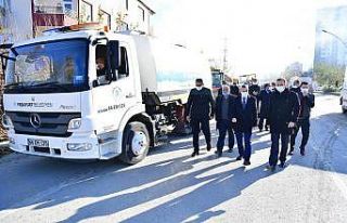 Başkan Çınar, temizlik ve yol yenileme hizmetlerini...