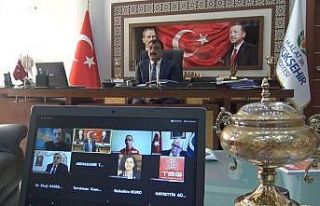 Başkan Gürkan Afet Riski Azaltma ve Deprem toplantısında...