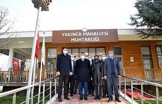 Başkan Gürkan’dan Yakınca Mahallesine ziyaret