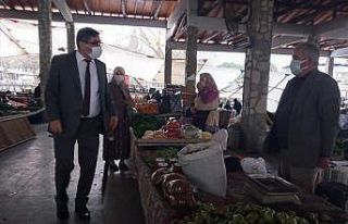 Başkan İnal mesaisine pazar ziyareti ile başladı