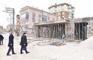 Başkan Kılca Orhangazi Sosyal Tesisi’nde incelemede...