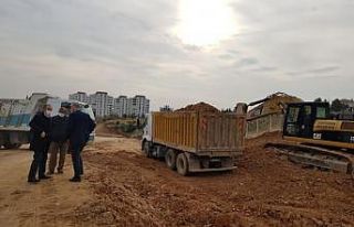 Başkan Kılınç yol genişletme çalışmalarını...