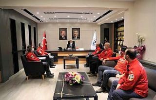 Başkan Örki’ye, AKUT yönetiminden ziyaret