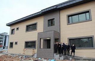 Başkan Ramazan yapımı devam eden sosyal tesisleri...