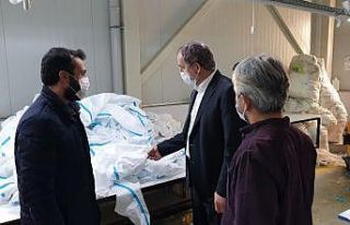 Başkan Şahin fabrika ziyaretlerini sürdürüyor