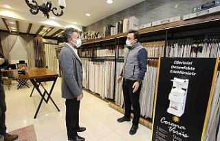 Başkan Sandal’dan Bayraklı esnafı ziyareti