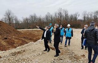 Başkan Şayir mesire alanındaki çalışmaları...