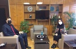 Başkan Tekin’den Karayolları 14. Bölge Müdürü...