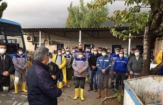 Başkan Topaloğlu, Kemer’de sağanaktan sonraki...