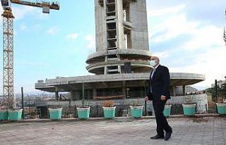 Başkent’te cumhuriyetin 100. yılını temsilen...