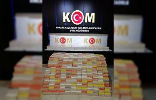 Başkent’te düzenlenen kaçak tütün operasyonunda...