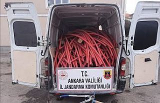 Başkent’te kablo hırsızına geçit yok