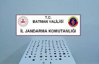 Batman’da 108 parça tarihi eser ele geçirildi
