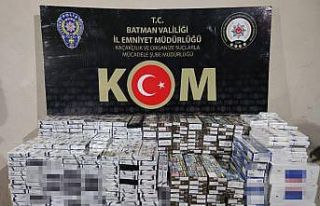 Batman’da 2 bin 650 paket kaçak sigara ele geçirildi