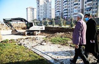 Battalgazi semt kütüphanesi için ilk kazma vuruldu