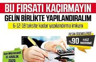 Bayburt Belediyesi’nden borç yapılandırma imkânı