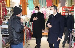 Baydilli’den çarşı esnafına ziyaret