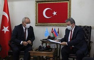 BBP Genel Başkanı Destici, Aksakal’ı ağırladı